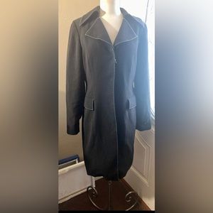 INC Long Black Woman’s Dress Coat Size 8
